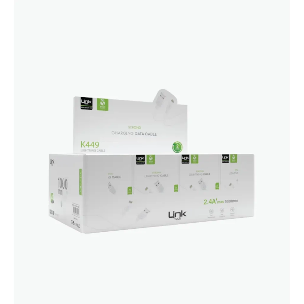 LİNKTECH K449E 2.4A İPHONE KABLO 40'LI PAKET