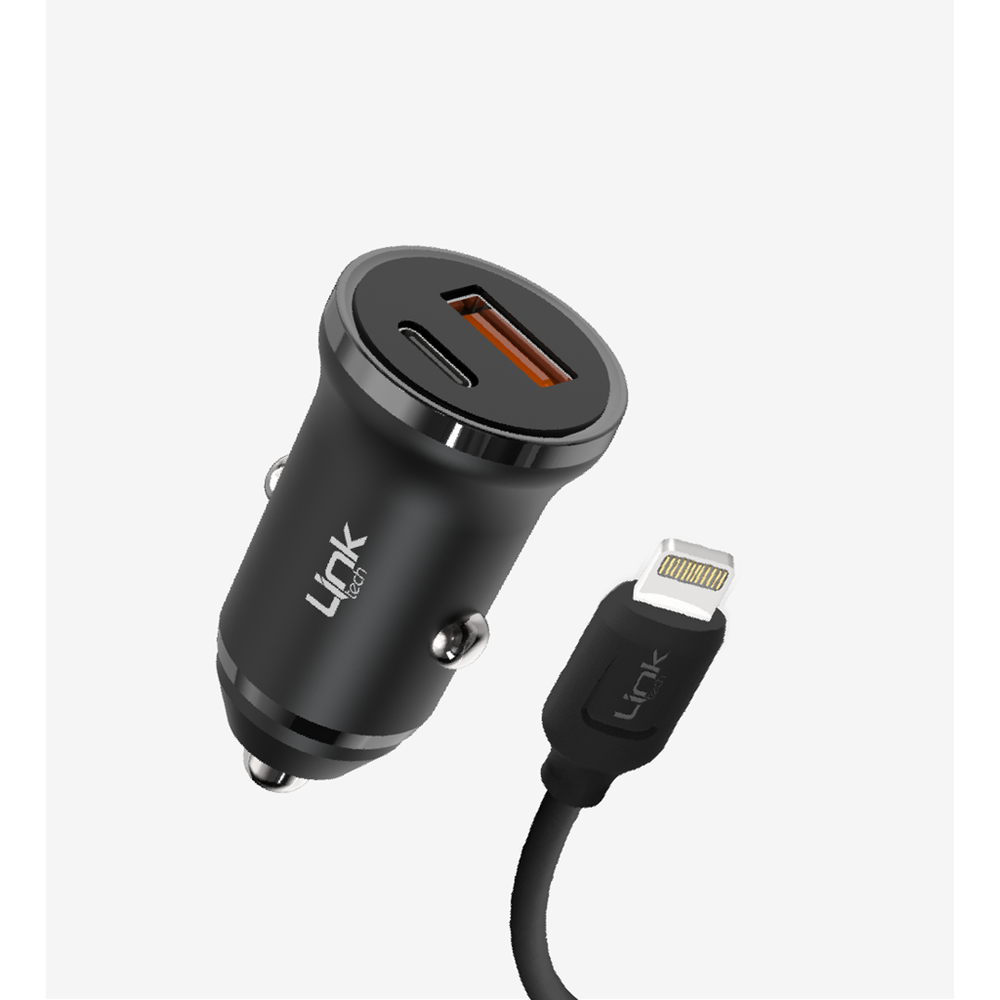 LİNKTECH ECO C485E 30W PD+USB IPHONE ARAÇ SET