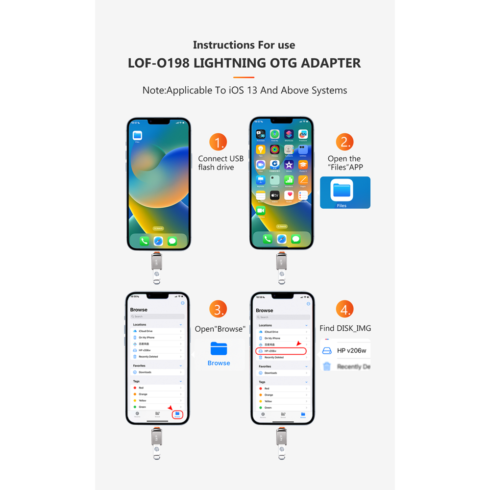 LİNKTECH O198 LİGHTNİNG OTG