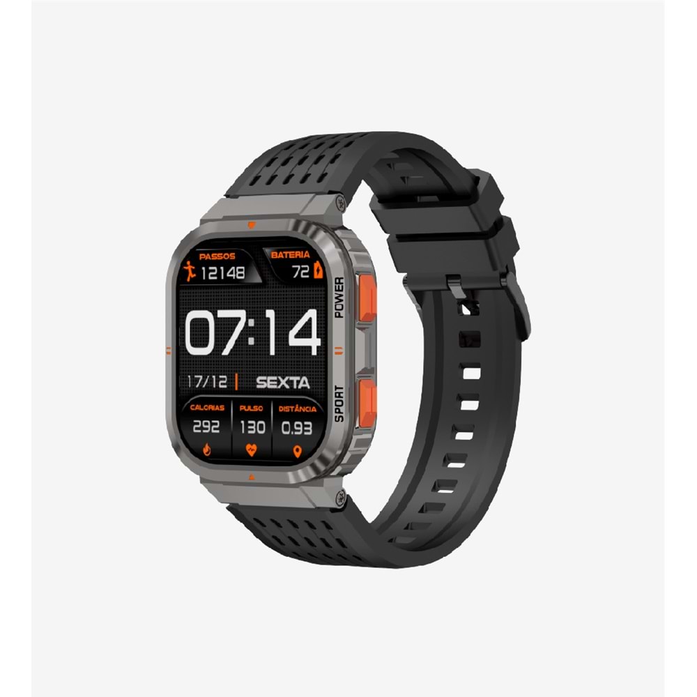 LİNKTECH SV96 SİYAH PREMİUM AKILLI SAAT