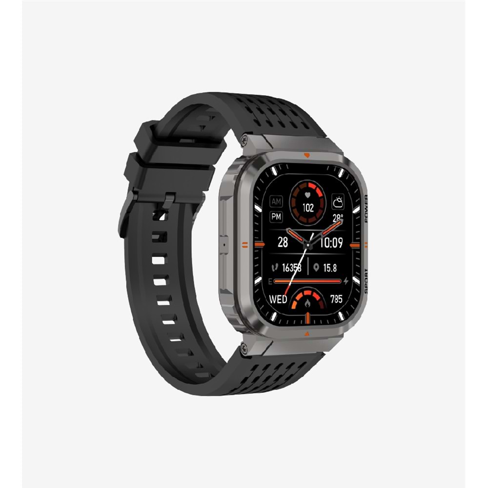 LİNKTECH SV96 SİYAH PREMİUM AKILLI SAAT