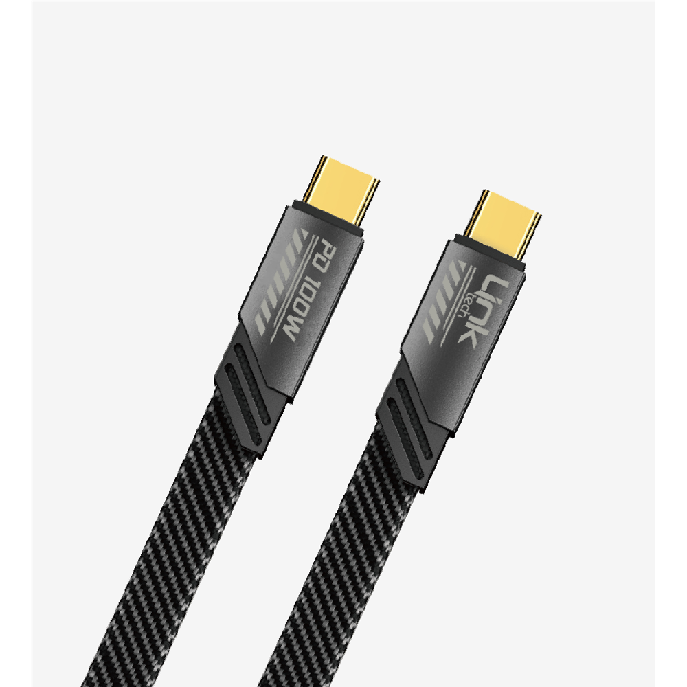 LİNKTECH K472 SİYAH TYPE-C TO TYPE-C KABLO