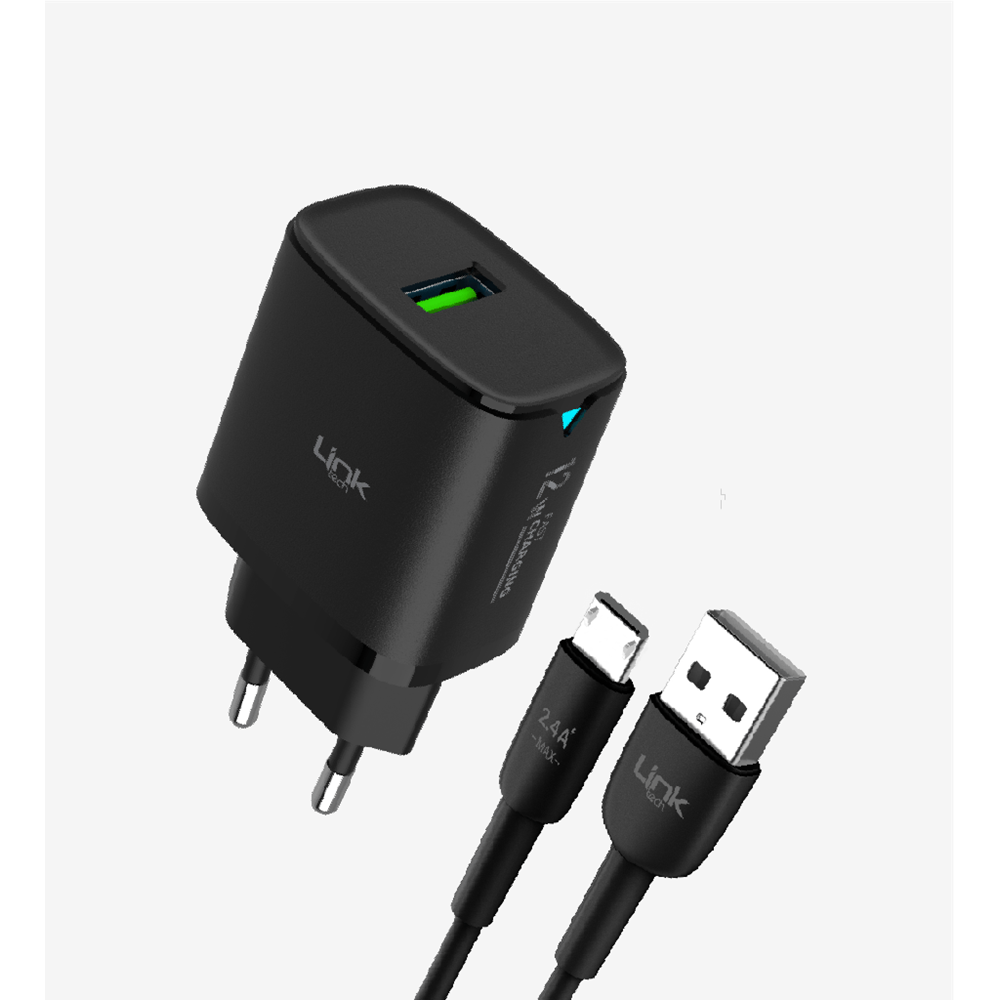 LİNKTECH C301 12W SİYAH MİCRO SET