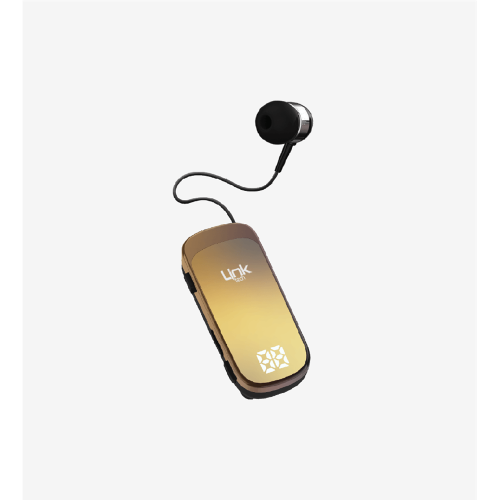 LİNKTECH V81 SARI MAKARALI BLUETOOTH KULAKLIK