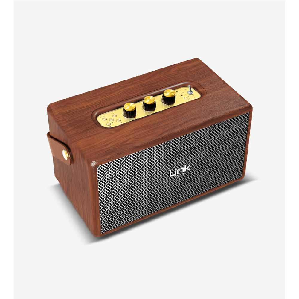 LİNKTECH M402 AHŞAP BLUETOOTH SPEAKER