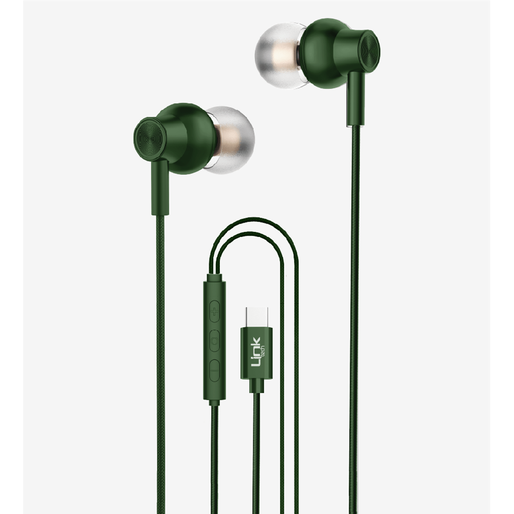 LİNKTECH H72 YEŞİL TYPE-C KULAKLIK