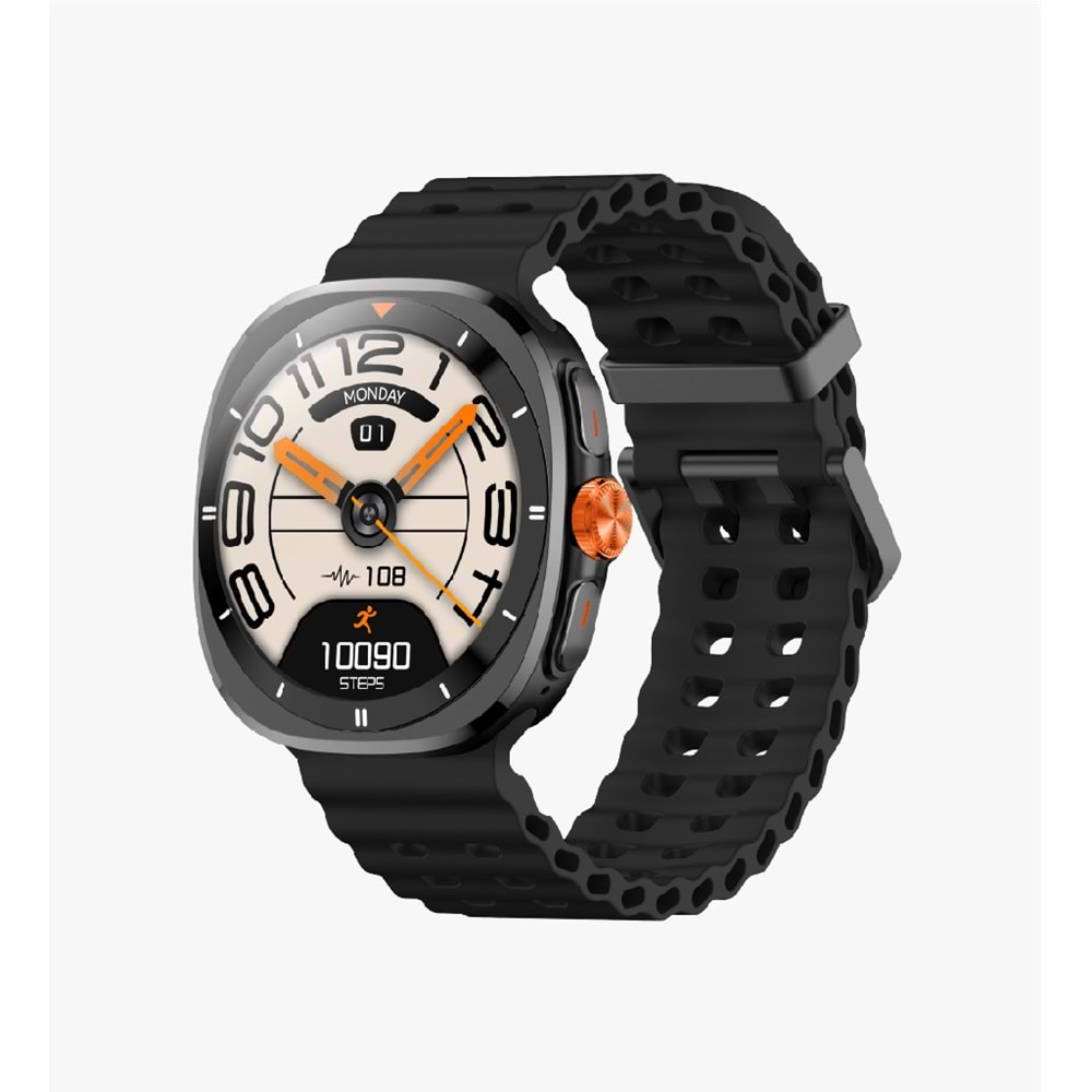 LİNKTECH S106 SİYAH PREMİUM AKILLI SAAT