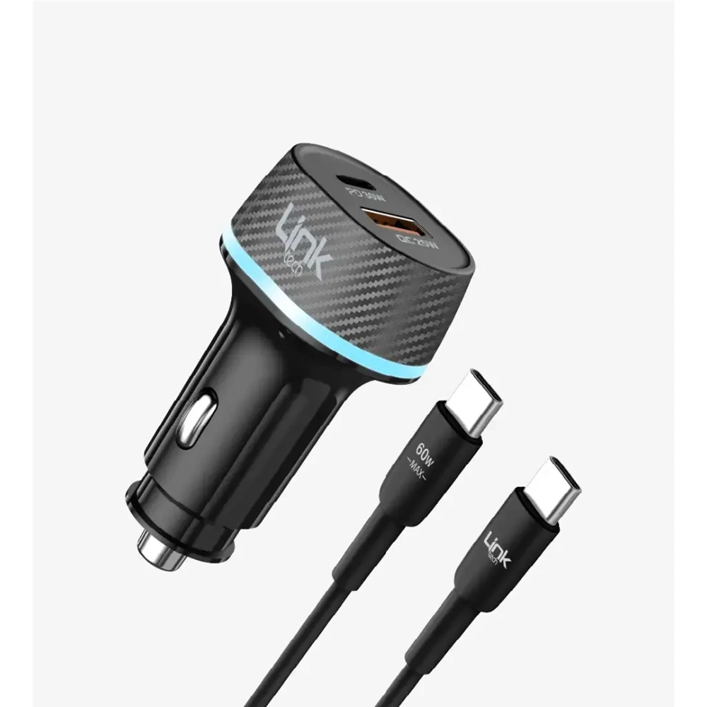 LİNKTECH C434 55W TYPE-C TO TYPE-C ARAÇ SET