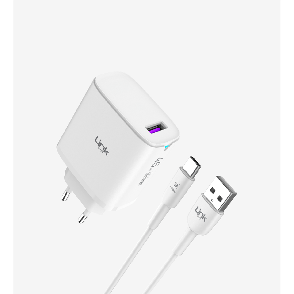 LİNKTECH C318 45W BEYAZ TYPE-C SET