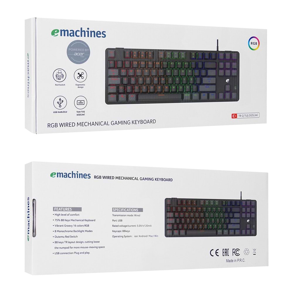 ACER EAK87 OYUNCU KLAVYE