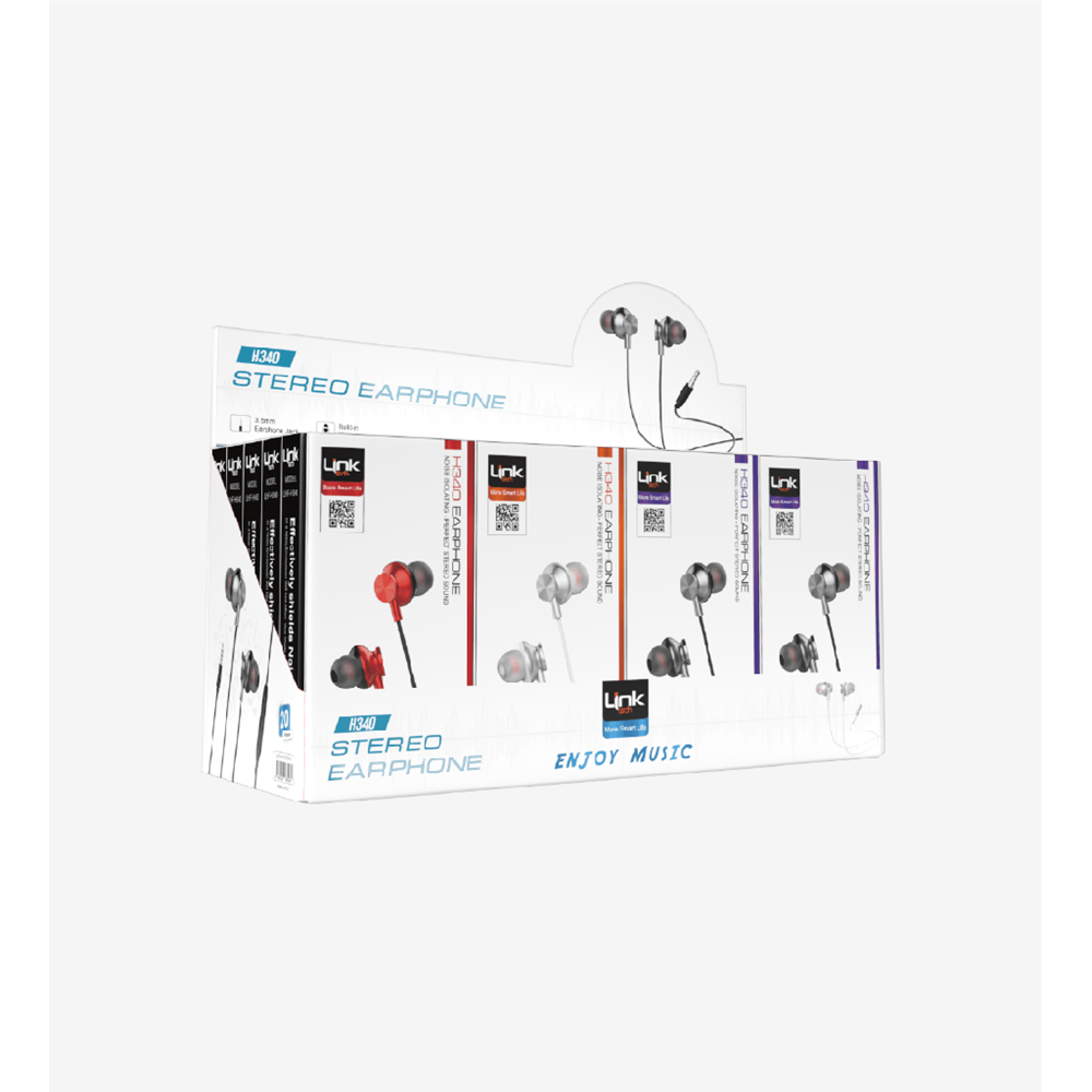 LİNKTECH H340 KULAKLIK (20Lİ PAKET)