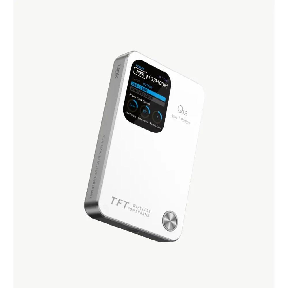 LİNKTECH WP19 BEYAZ 5.000 MAH MAGSAFE POWERBANK