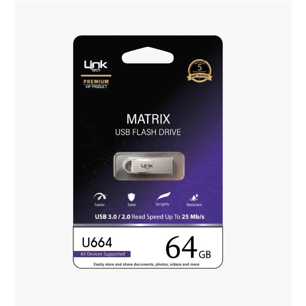 LİNKTECH U664 64 GB MATRİX FLASH BELLEK