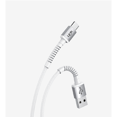 LİNKTECH K552 3A BEYAZ TYPE-C KABLO
