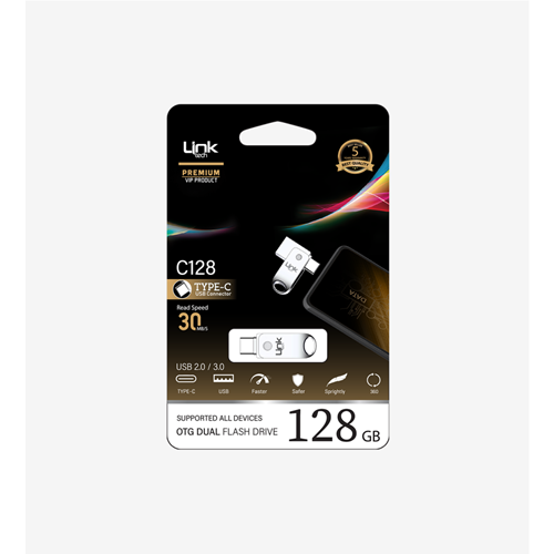 LİNKTECH C128 128 GB TYPE-C OTG FLASH BELLEK