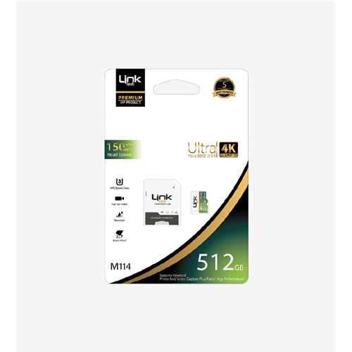 LİNKTECH M114 512 GB ULTRA HAFIZA KARTI