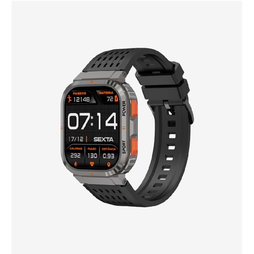 LİNKTECH SV96 SİYAH PREMİUM AKILLI SAAT