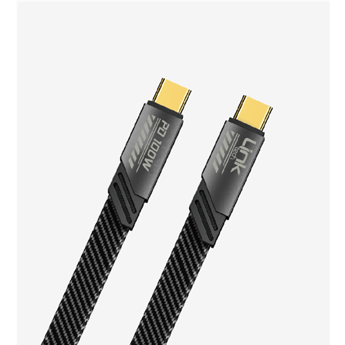 LİNKTECH K472 SİYAH TYPE-C TO TYPE-C KABLO