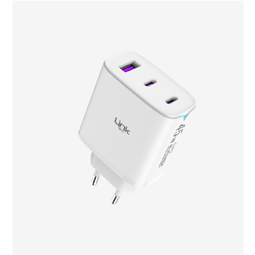 LİNKTECH C317 BEYAZ 45W PD BAŞLIK