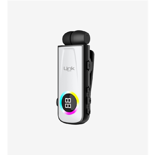 LİNKTECH V82 BEYAZ MAKARALI BLUETOOTH KULAKLIK