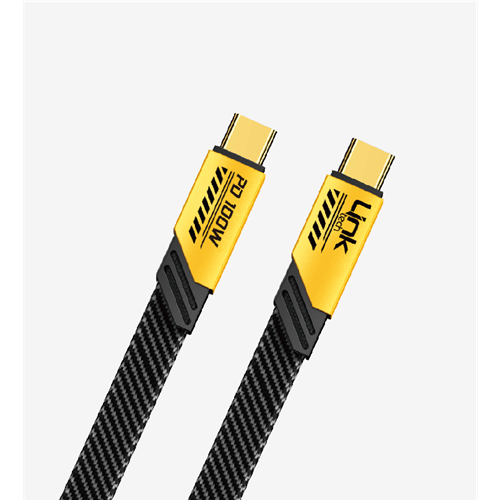 LİNKTECH K472 SARI TYPE-C TO TYPE-C KABLO