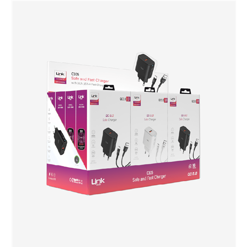 LİNKTECH C305 18W MİCRO SET 12Lİ PAKET