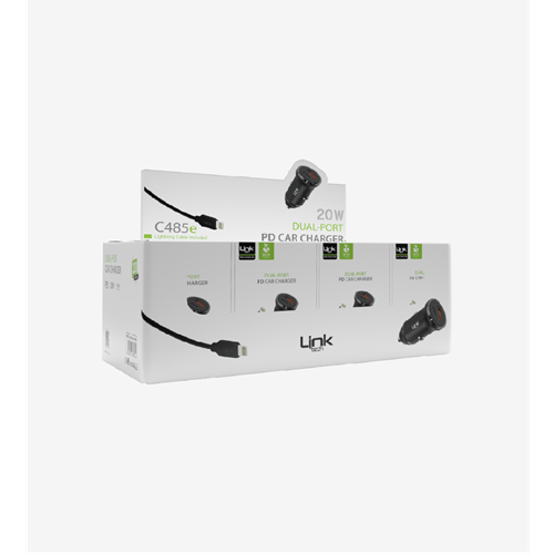 LİNKTECH ECO C485E 30W PD+USB IPHONE ARAÇ SET (20Lİ PAKET)