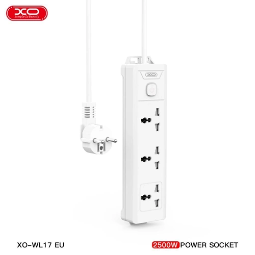 XO WL17 3LÜ AKIM KORUMALI PRİZ