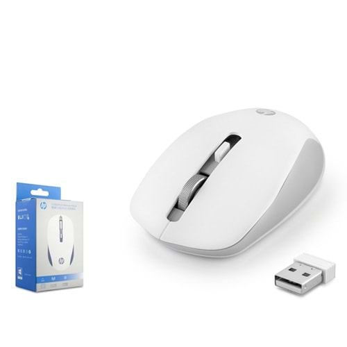 HP S1000 PLUS BEYAZ SESSİZ KABLOSUZ MOUSE