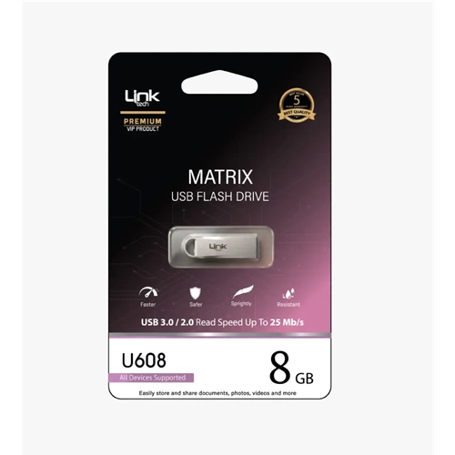LİNKTECH U608 8 GB MATRİX FLASH BELLEK