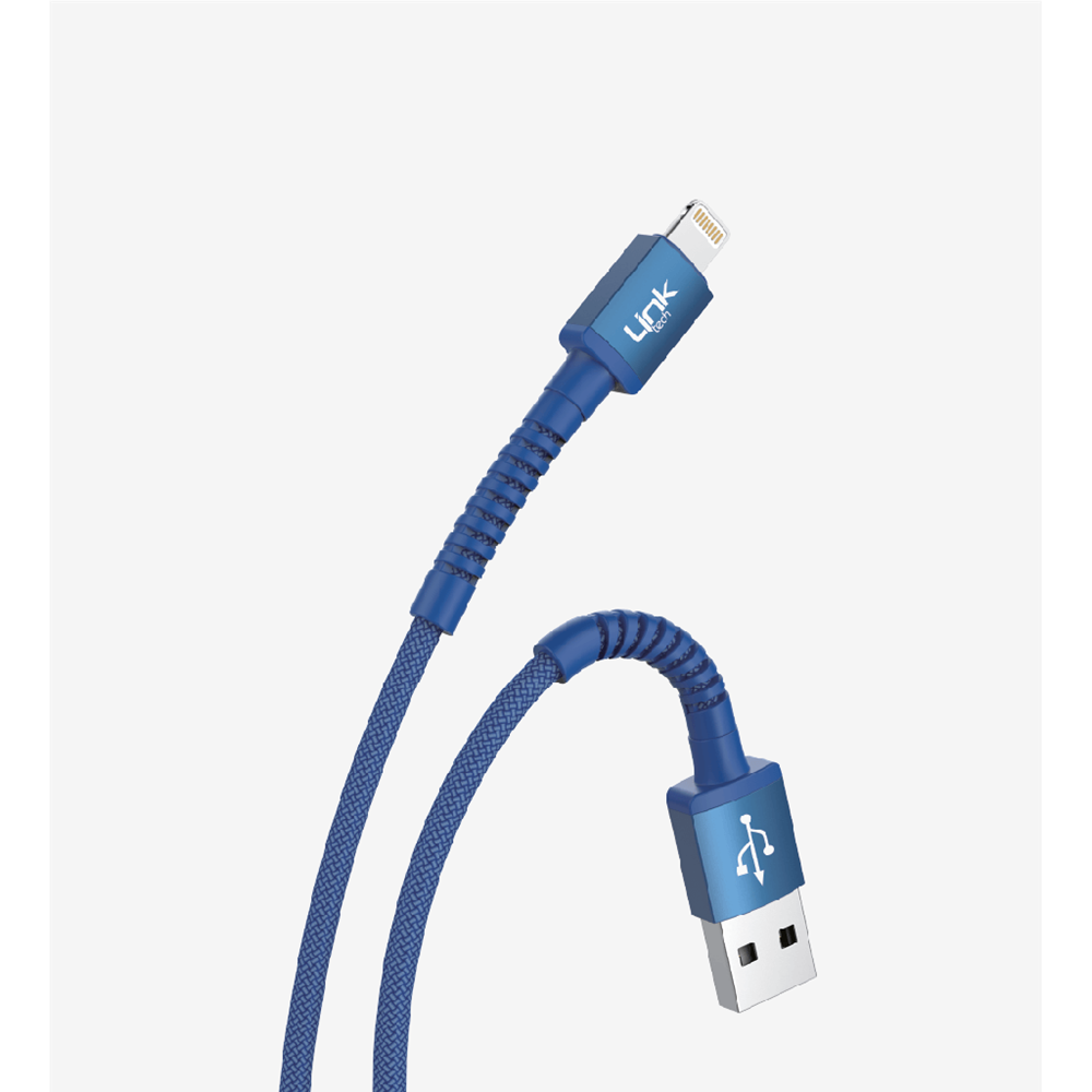 LİNKTECH K550 3A MAVİ IPHONE KABLO