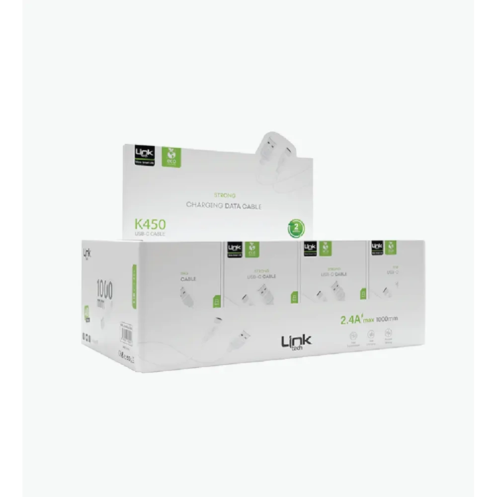 LİNKTECH K450E 2.4A TYPE-C KABLO 40'LI PAKET