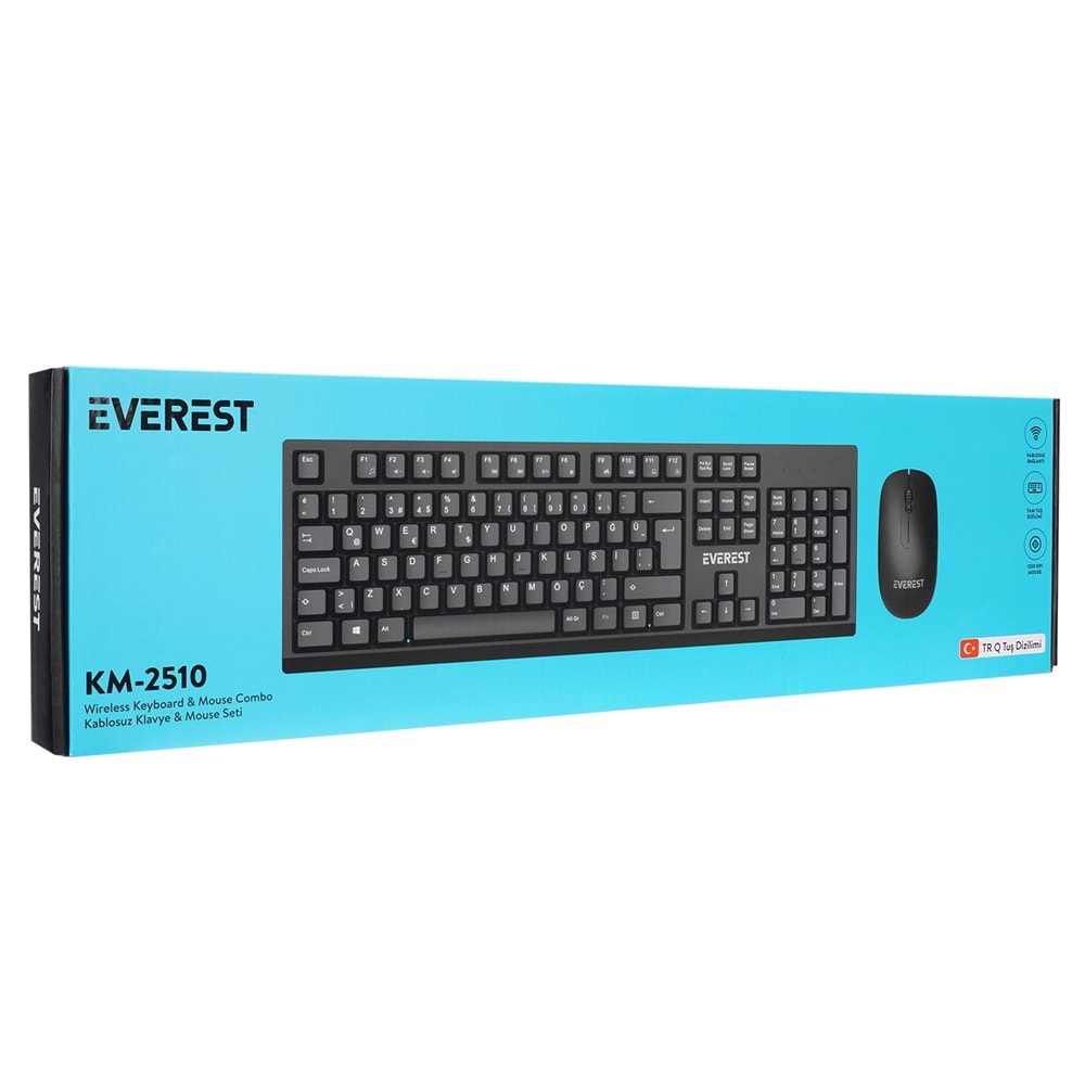 EVEREST KM-2510 KABLOSUZ SET