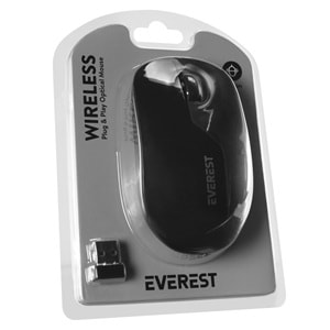 EVEREST SM-973 SİYAH KABLOSUZ MOUSE