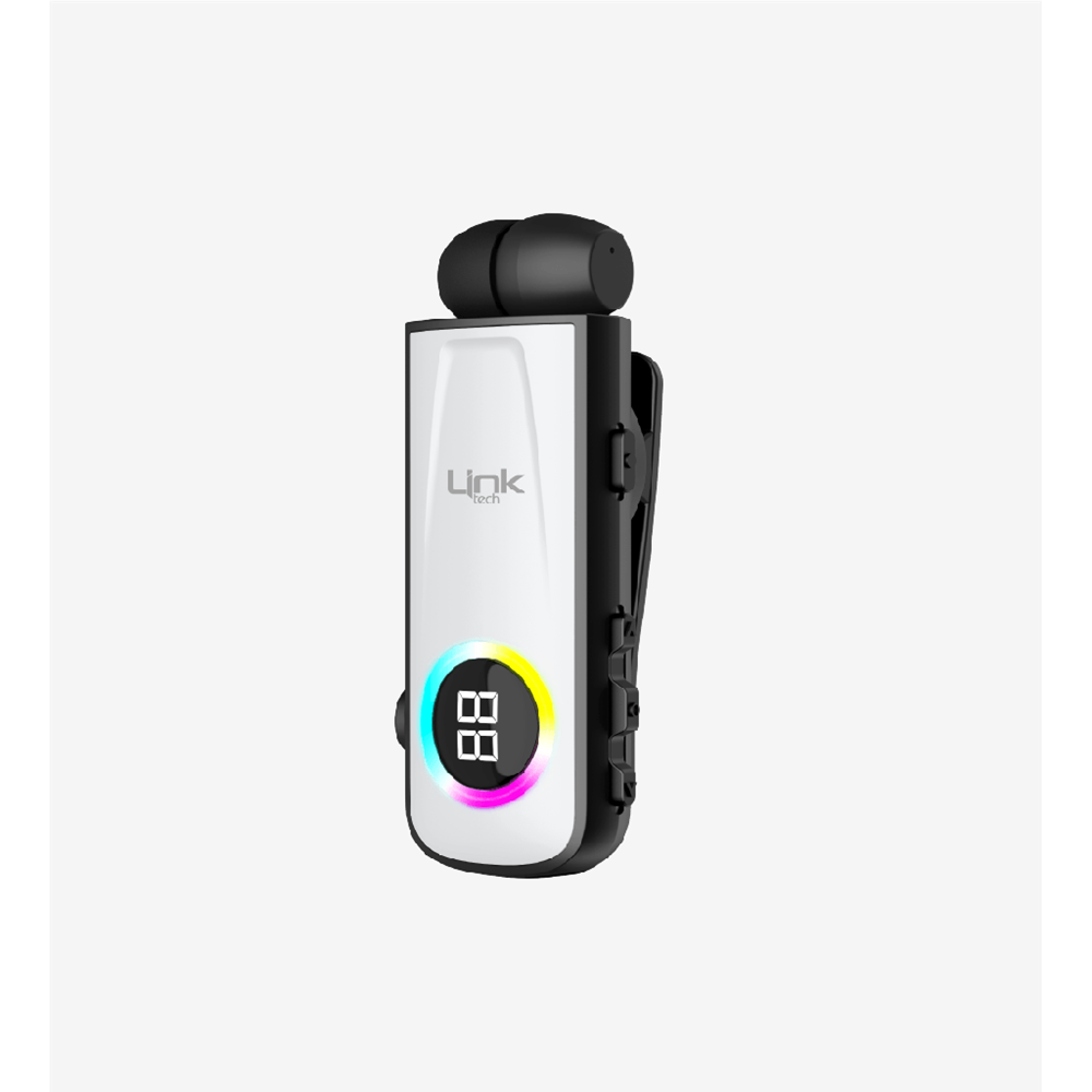 LİNKTECH V82 BEYAZ MAKARALI BLUETOOTH KULAKLIK