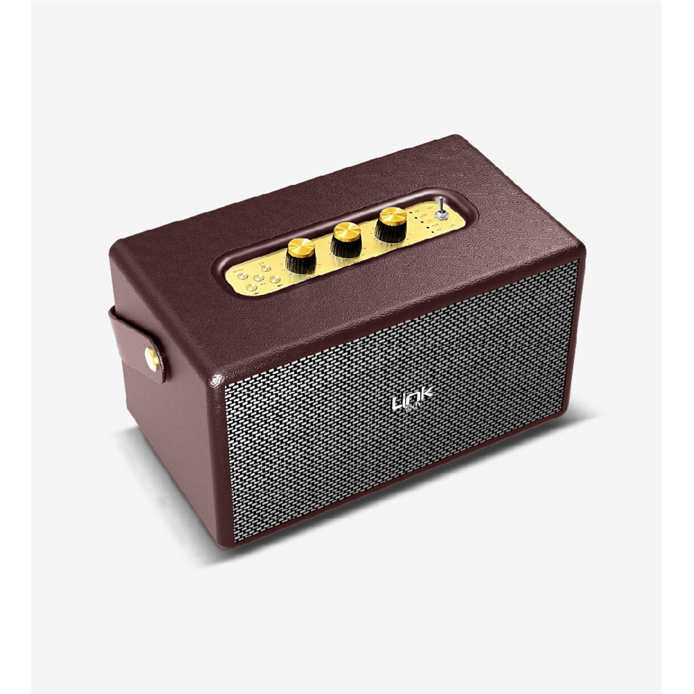LİNKTECH M402 KAHVERENGİ BLUETOOTH SPEAKER