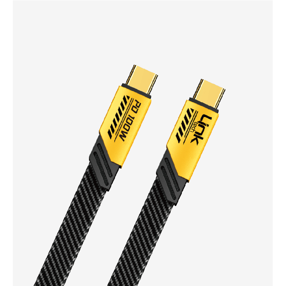 LİNKTECH K472 SARI TYPE-C TO TYPE-C KABLO