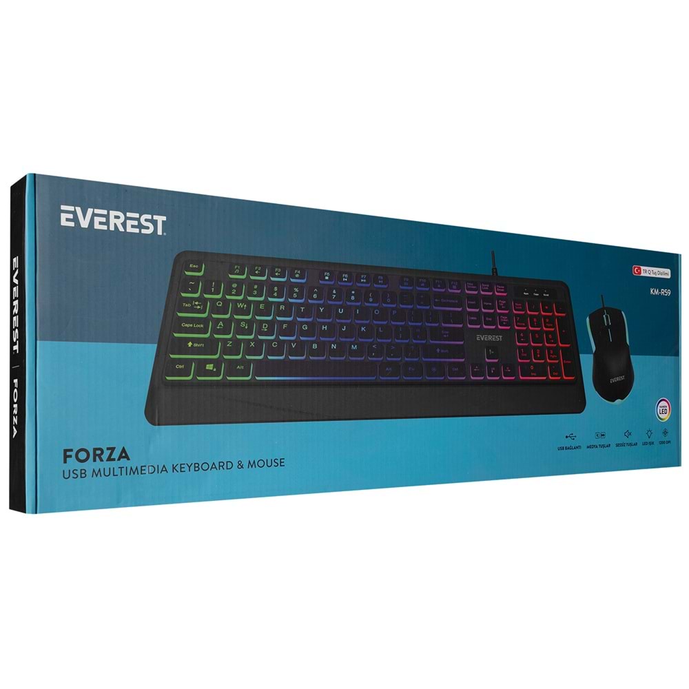 EVEREST KM-R59 KABLOLU OYUNCU SET