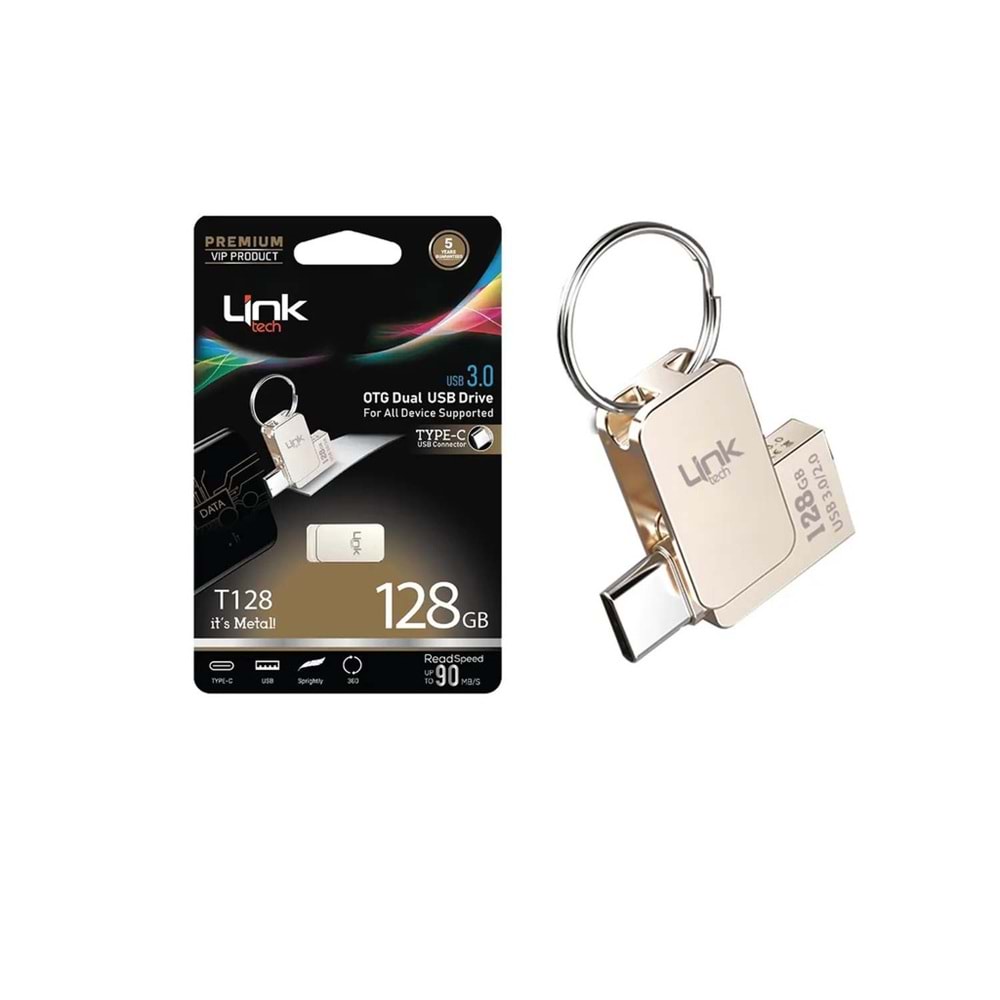 LİNKTECH T128 128 GB TYPE-C OTG FLASH BELLEK