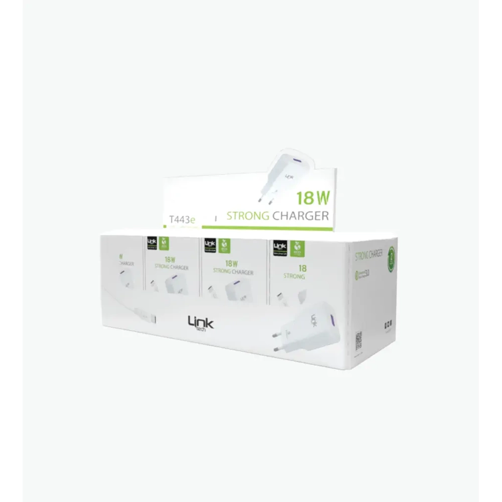 LİNKTECH ECO T443E 18W 3.1A TYPE-C SET 20Lİ PAKET