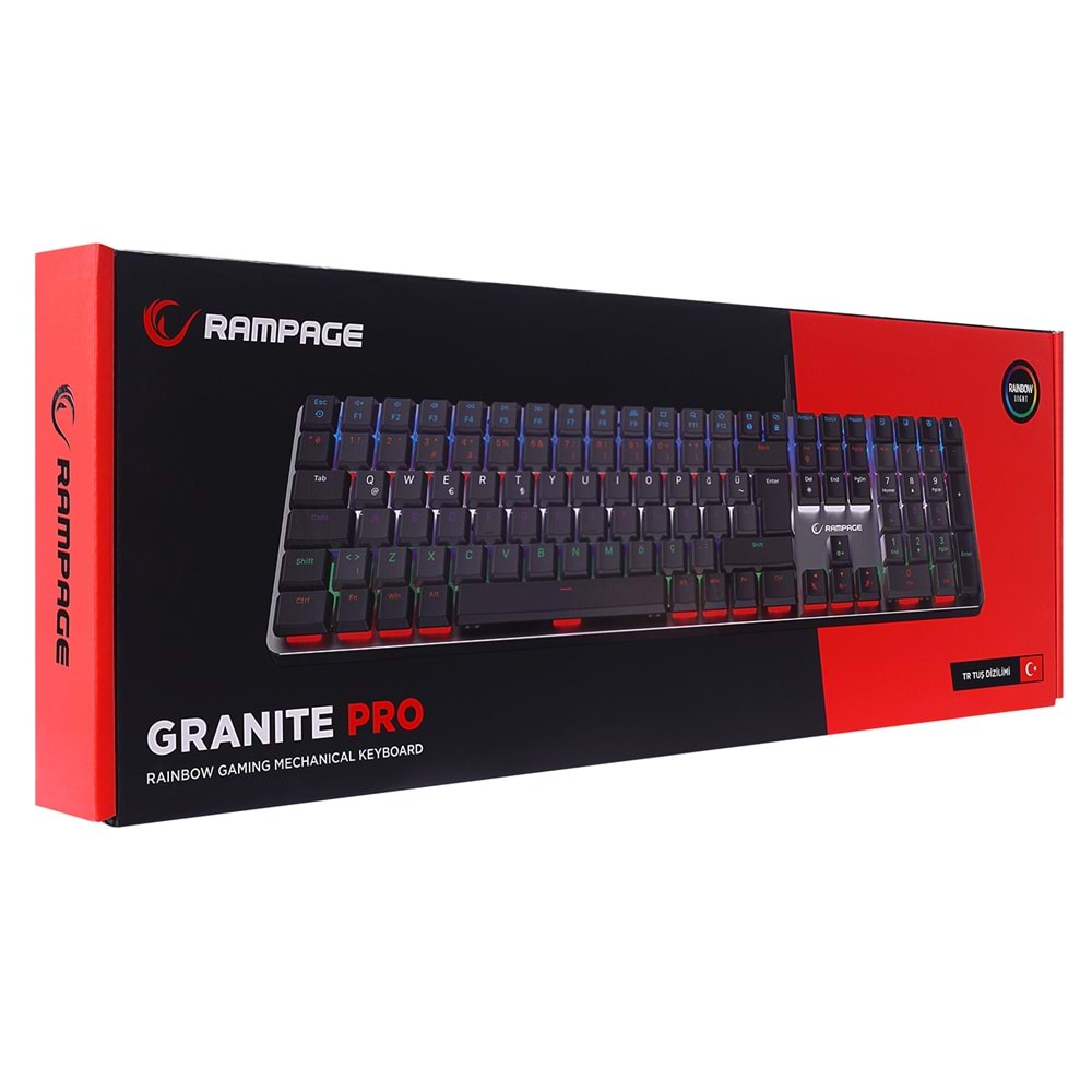 RAMPAGE GRANITE PRO OYUNCU KLAVYE