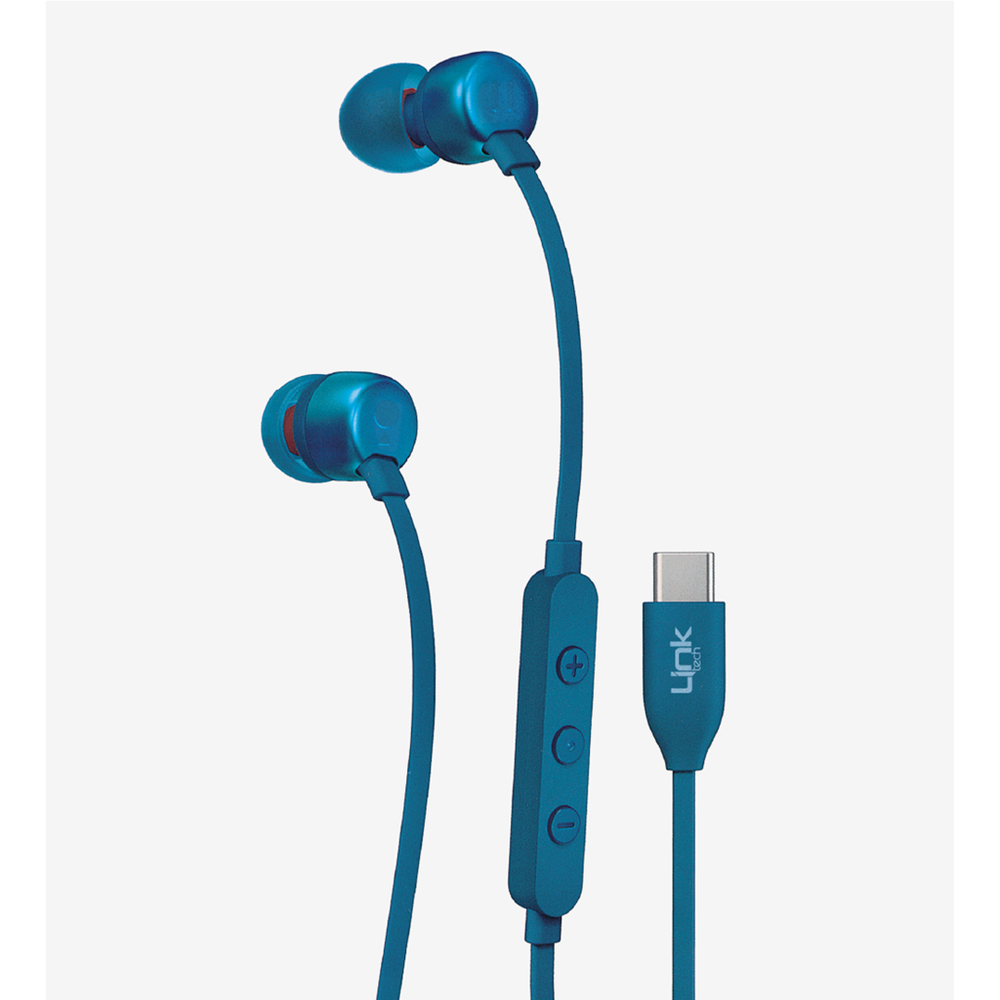 LİNKTECH H74 MAVİ TYPE-C KULAKLIK