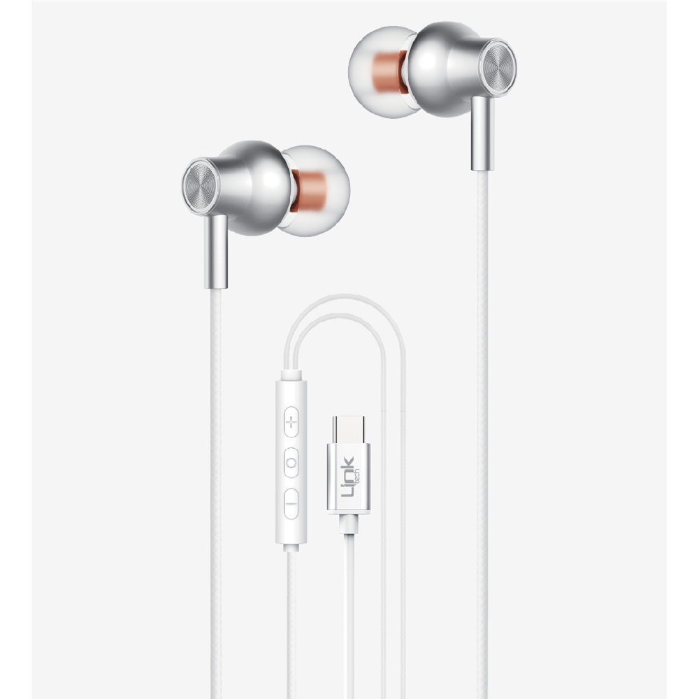 LİNKTECH H72 BEYAZ TYPE-C KULAKLIK