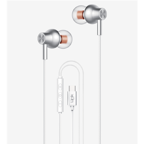 LİNKTECH H72 BEYAZ TYPE-C KULAKLIK