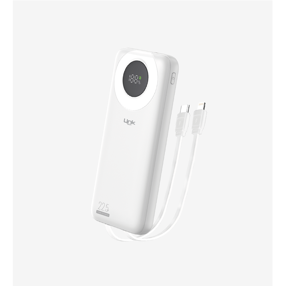 LİNKTECH P221 BEYAZ 10.000 MAH POWERBANK