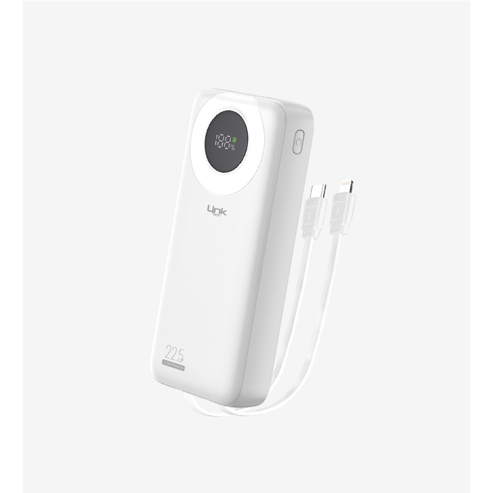 LİNKTECH P222 BEYAZ 20.000 MAH POWERBANK