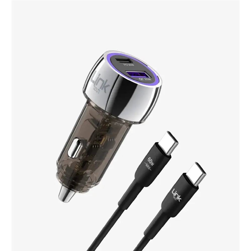 LİNKTECH C437 55W TYPE-C TO TYPE-C ARAÇ SET