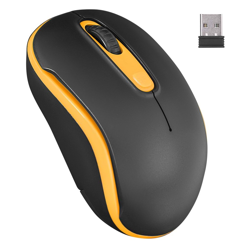EVEREST SM-804 TURUNCU KABLOSUZ MOUSE