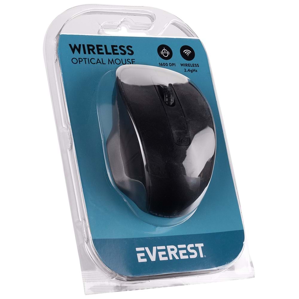 EVEREST SM-803 SİYAH KABLOSUZ MOUSE