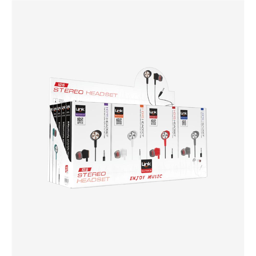LİNKTECH H315 KULAKLIK (20Lİ PAKET)
